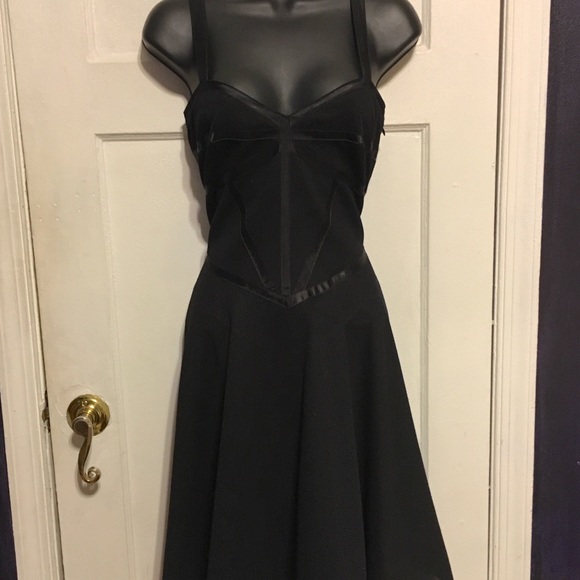 MARC NEW YORK Andrew Marc Black Strappy Dress.